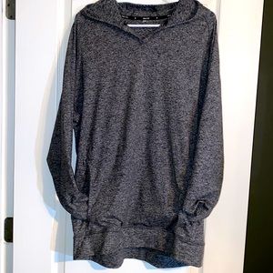 Public Rec Politan Hoodie. Heather Black. XL.